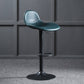 Adjustable Height Bucket Seat Bar Stools Faux Leather Swivel Barstool