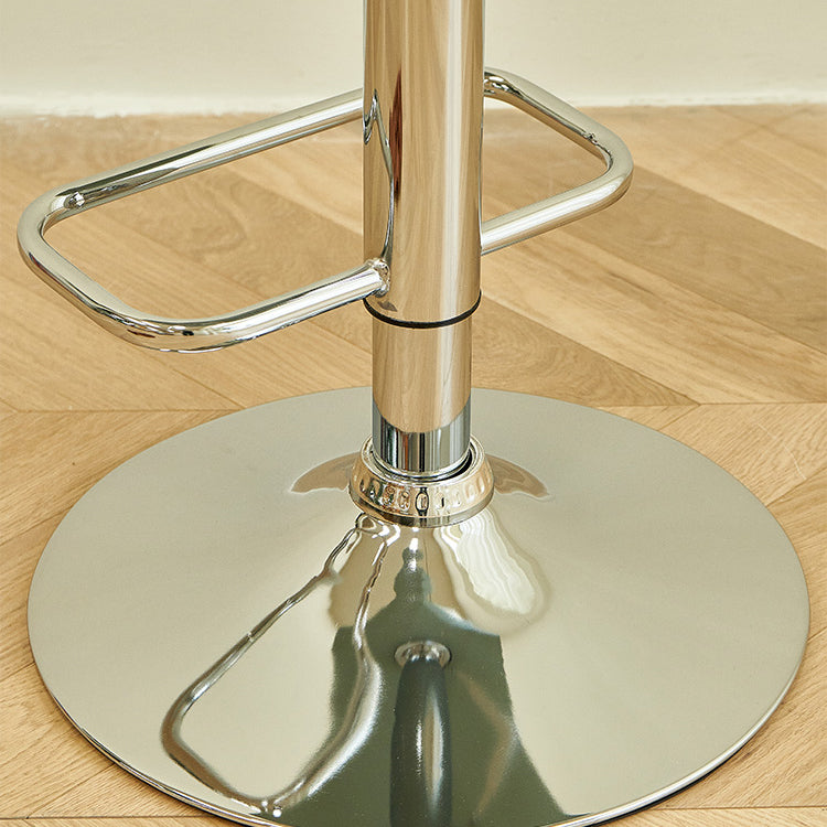 Sgabello da bar in plastica regolabile da bar moderno sgabello da banco interno con girevole