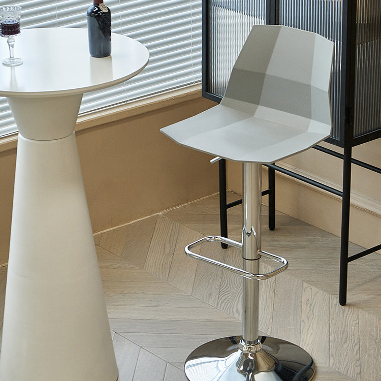 Sgabello da bar in plastica regolabile da bar moderno sgabello da banco interno con girevole