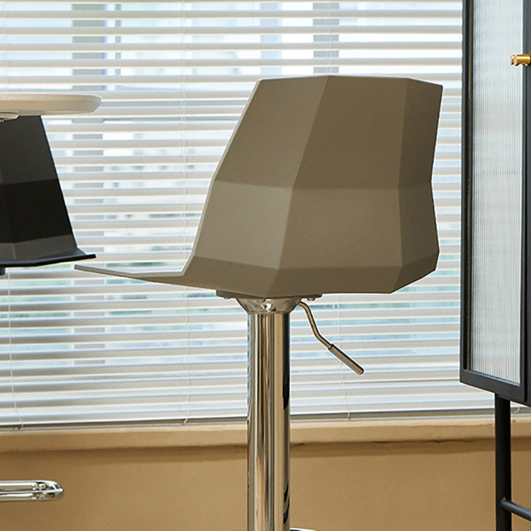 Sgabello da bar in plastica regolabile da bar moderno sgabello da banco interno con girevole