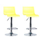 Sgabello da bar in plastica regolabile da bar moderno sgabello da banco interno con girevole