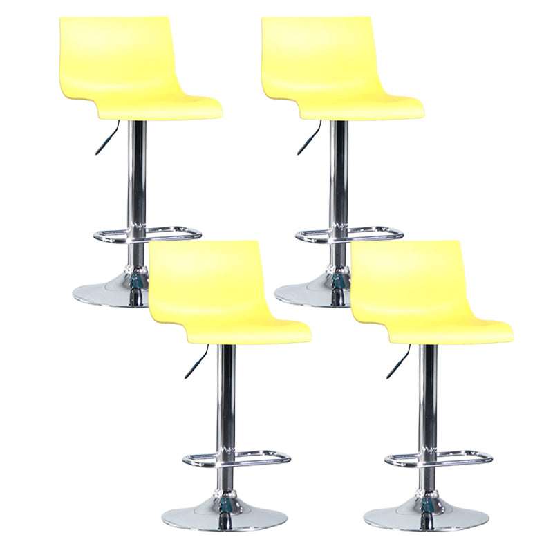 Sgabello da bar in plastica regolabile da bar moderno sgabello da banco interno con girevole