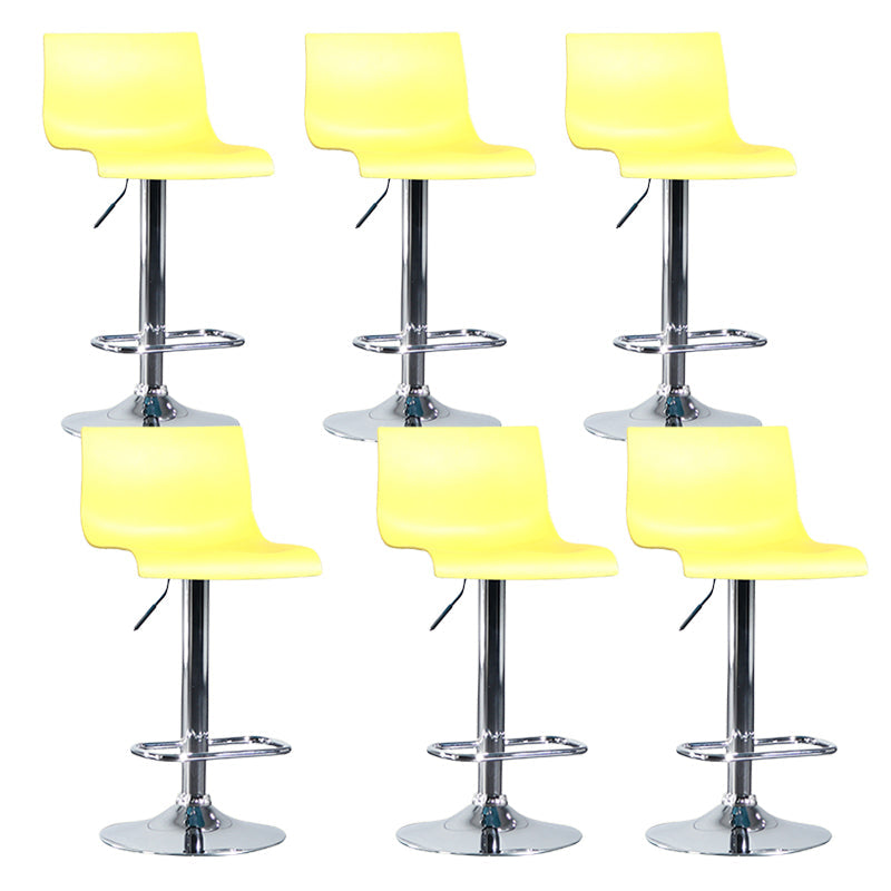 Sgabello da bar in plastica regolabile da bar moderno sgabello da banco interno con girevole