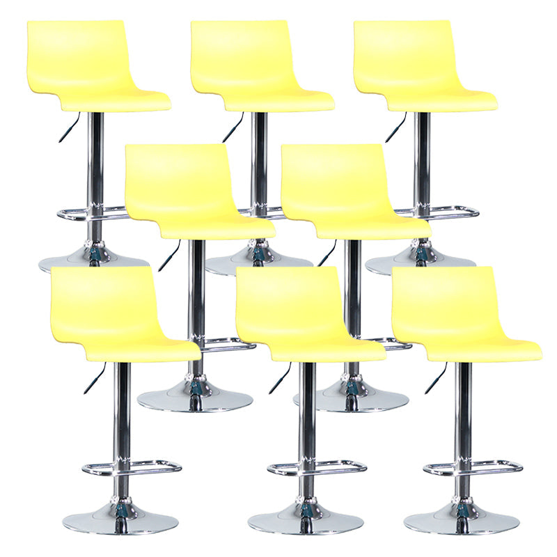 Sgabello da bar in plastica regolabile da bar moderno sgabello da banco interno con girevole