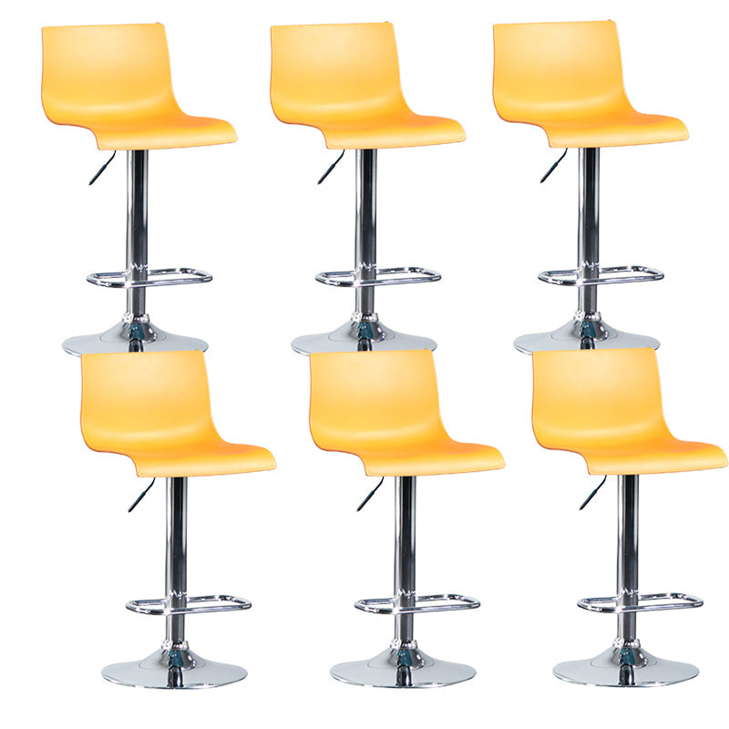 Sgabello da bar in plastica regolabile da bar moderno sgabello da banco interno con girevole