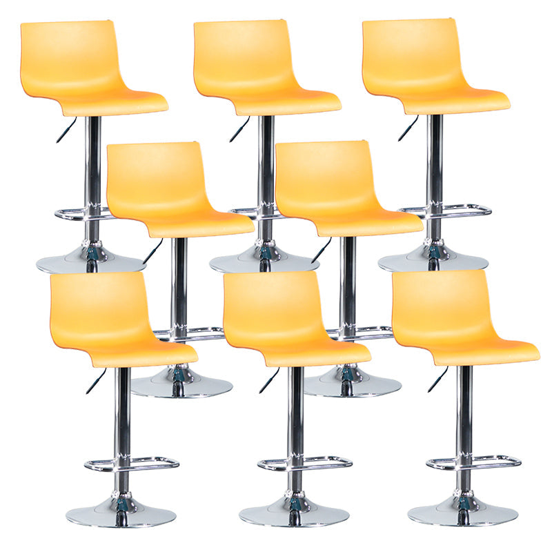 Sgabello da bar in plastica regolabile da bar moderno sgabello da banco interno con girevole