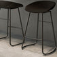 Contemporary Iron Base Bar Stools Plastic Bucket Seat Barstool for Home