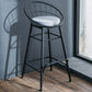 Tabouret de comptoir en or et noir