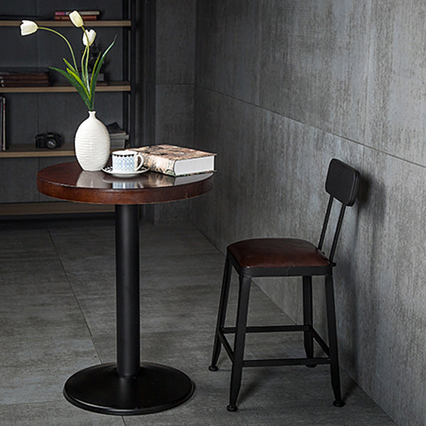 Juego de mesa de Bar Industrial de madera maciza de 1/2/3 piezas, juego de mostrador redondo para uso doméstico