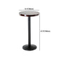Juego de mesa de Bar Industrial de madera maciza de 1/2/3 piezas, juego de mostrador redondo para uso doméstico