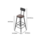 Modern 1/2/7 Pieces Bar Table Set Rectangle Bar Table with High Stools