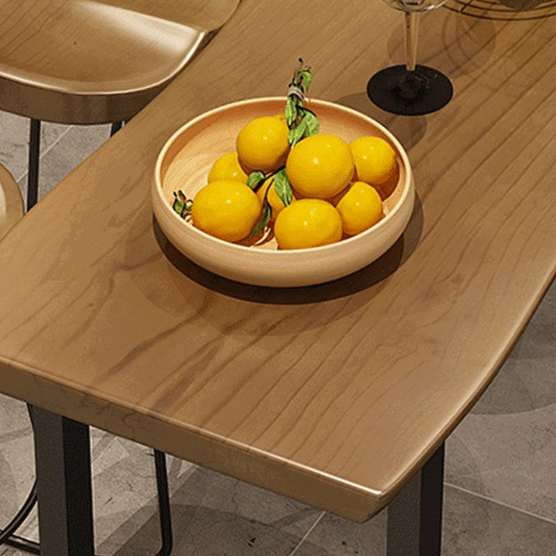 Juego de mesa de bar industrial de 1/2/9 piezas, mesa de bar rectangular con taburetes altos