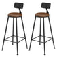Juego de mesa de pub moderno de 1/2/4 piezas, mesa de mostrador de madera rectangular con taburetes