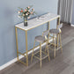 Juego de mesa de bar moderno de 1/2/3/4/5 piezas, mesa de bar rectangular con taburetes altos