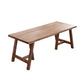 Ensemble de salle à manger moderne 1/2/5/7 pièces, ensemble de dinette à double piédestal en bois massif