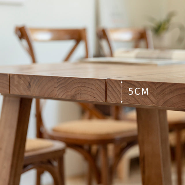 Ensemble de salle à manger moderne 1/2/5/7 pièces, ensemble de dinette à double piédestal en bois massif