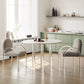 Acryl poten eetmeubelset 1/2/3/4 stuks ronde tafel met gestoffeerde stoelen