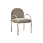 Acryl poten eetmeubelset 1/2/3/4 stuks ronde tafel met gestoffeerde stoelen