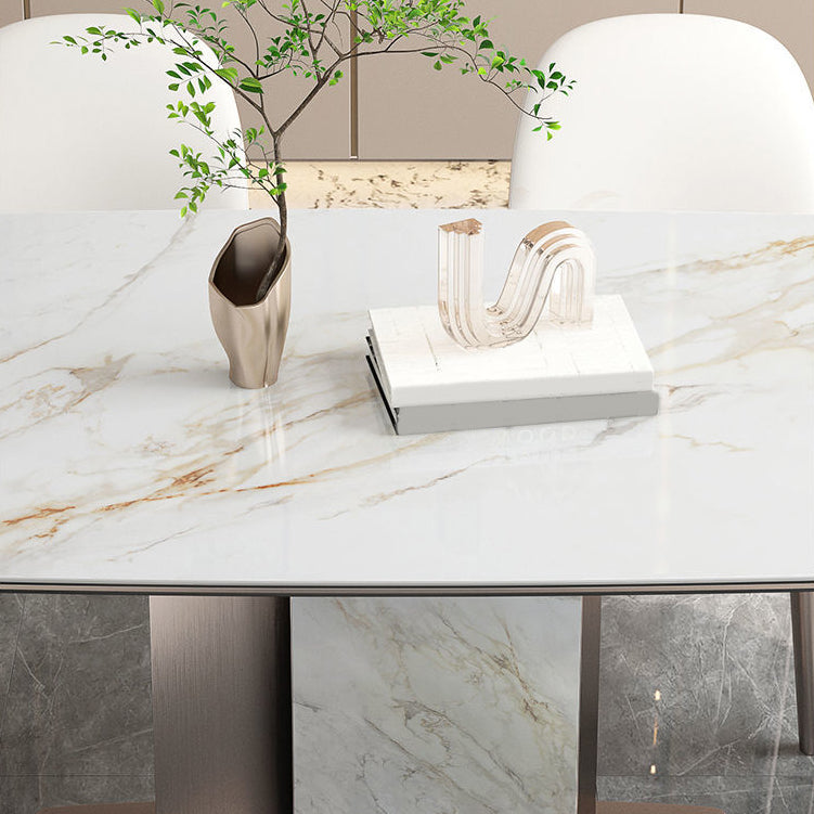 Nordic Sintered Stone Top Ess -Set Rechteck 1