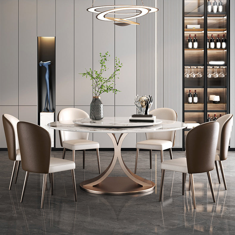 Set à manger moderne Pierre 1/4/5/7 pièces meubles de plate-forme pour la salle à manger pour la maison