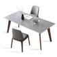 Modern Sintered Stone Top Dining Set Rectangle 1/3/4/5 Pieces Wooden Dining Room Table Set 3 Pieces: Table, 2 Chairs Clearhalo 'Dining Room Sets' 'Dining Tables & Seating' 'dining_room_set' 'furn' 'furn_dining_room_set' 'Furniture' 'Kitchen & Dining Furniture' 5739459