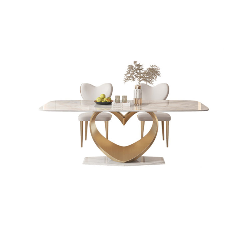 Set da tavolo in pietra sinterizzato glam nordico set da pranzo set da pranzo 1/4/5/7/9