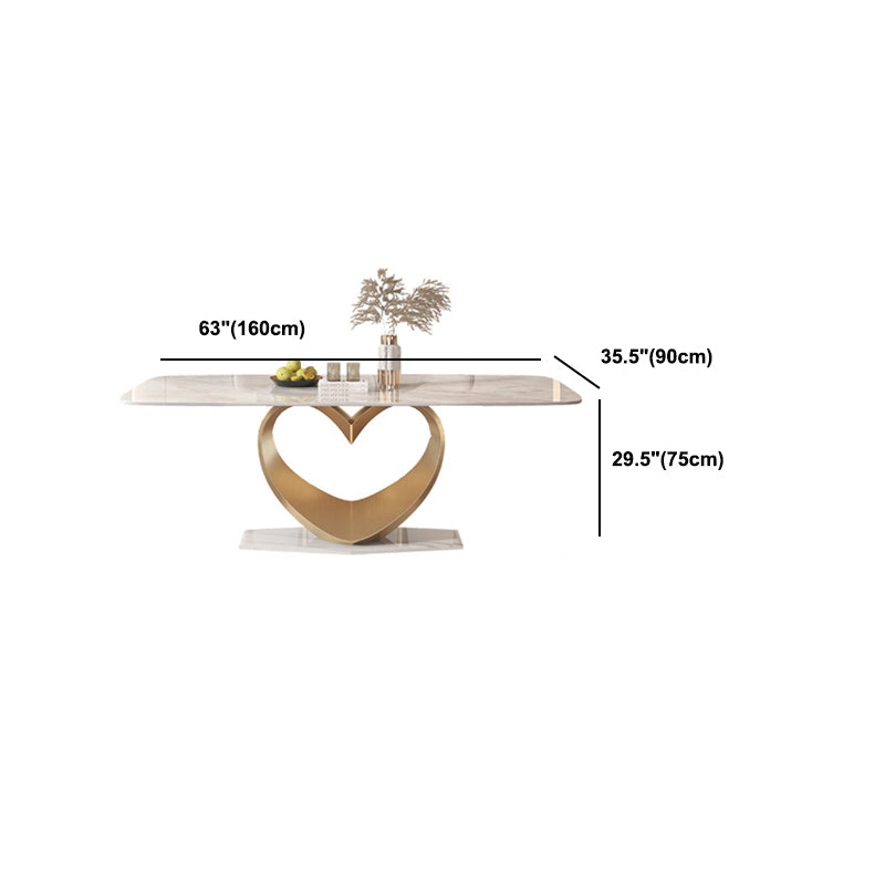 Set da tavolo in pietra sinterizzato glam nordico set da pranzo set da pranzo 1/4/5/7/9