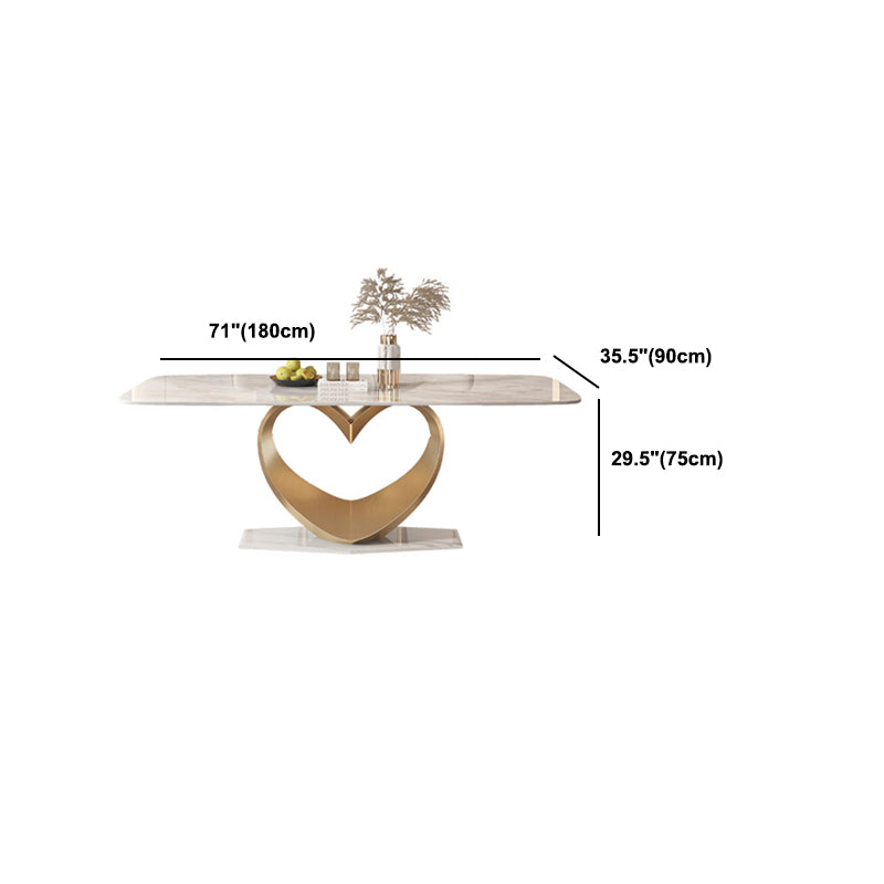 Set da tavolo in pietra sinterizzato glam nordico set da pranzo set da pranzo 1/4/5/7/9