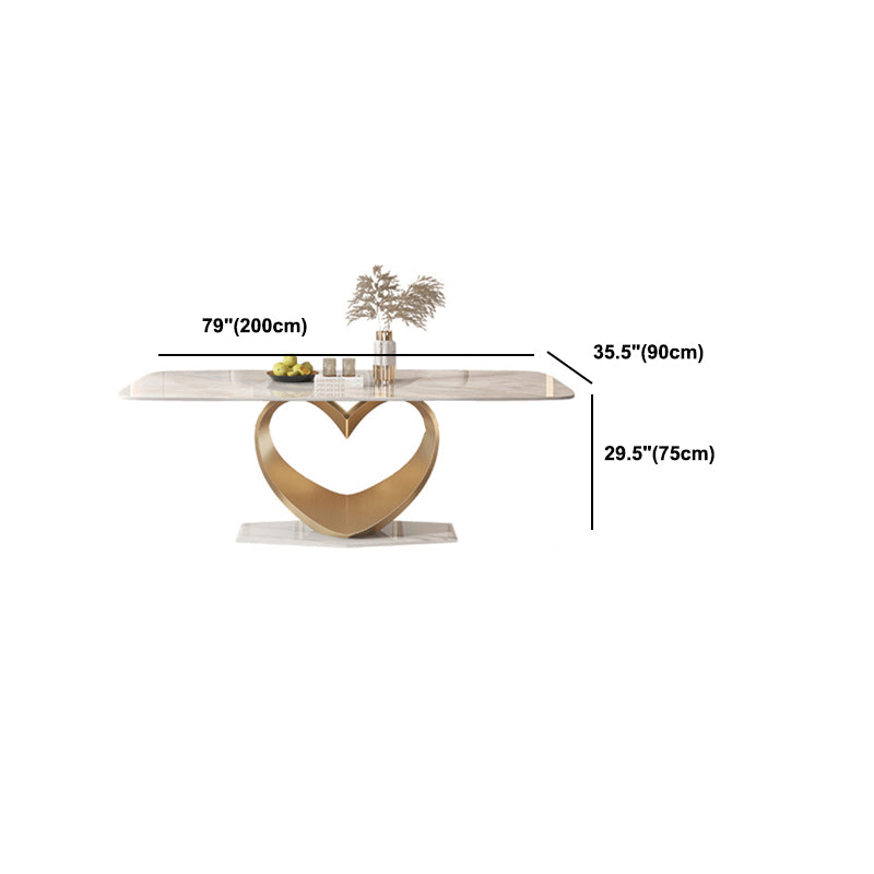 Set da tavolo in pietra sinterizzato glam nordico set da pranzo set da pranzo 1/4/5/7/9
