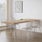 Modern Dining Room Set 1/2/5 Pcs Solid Wood Top Table with Acrylic Chairs Clearhalo 'Dining Room Sets' 'Dining Tables & Seating' 'dining_room_set' 'furn' 'furn_dining_room_set' 'Furniture' 'Kitchen & Dining Furniture' 5739502