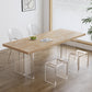 Modern Dining Room Set 1/2/5 Pcs Solid Wood Top Table with Acrylic Chairs Clearhalo 'Dining Room Sets' 'Dining Tables & Seating' 'dining_room_set' 'furn' 'furn_dining_room_set' 'Furniture' 'Kitchen & Dining Furniture' 5739508