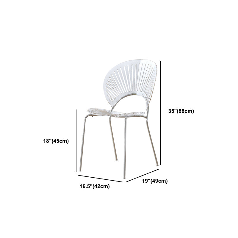Modern Dining Room Set 1/2/5 Pcs Solid Wood Top Table with Acrylic Chairs Clearhalo 'Dining Room Sets' 'Dining Tables & Seating' 'dining_room_set' 'furn' 'furn_dining_room_set' 'Furniture' 'Kitchen & Dining Furniture' 5739519