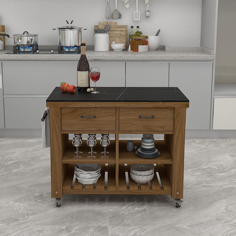 31,49 "carrello moderno moderno in alto carrello in legno per sala da pranzo