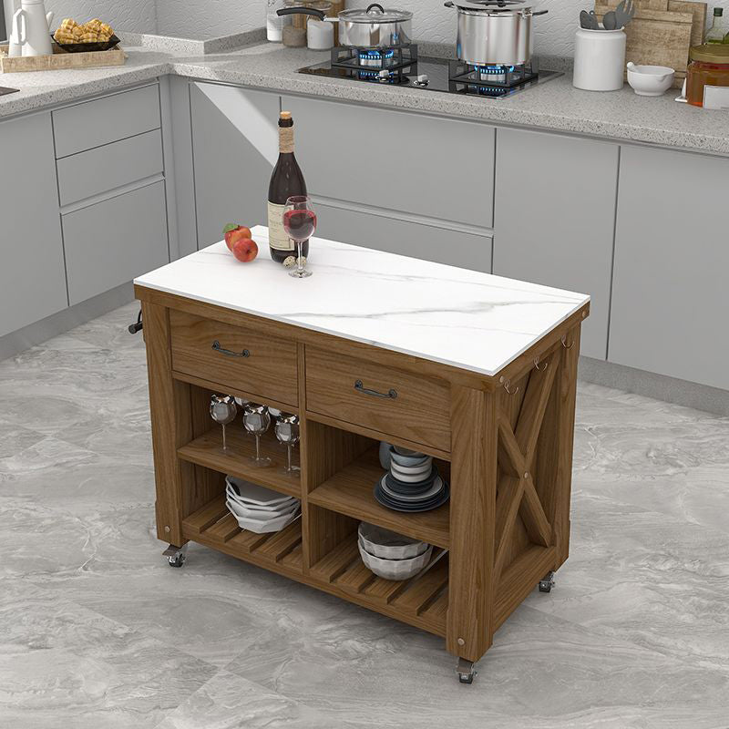 31,49 "carrello moderno moderno in alto carrello in legno per sala da pranzo