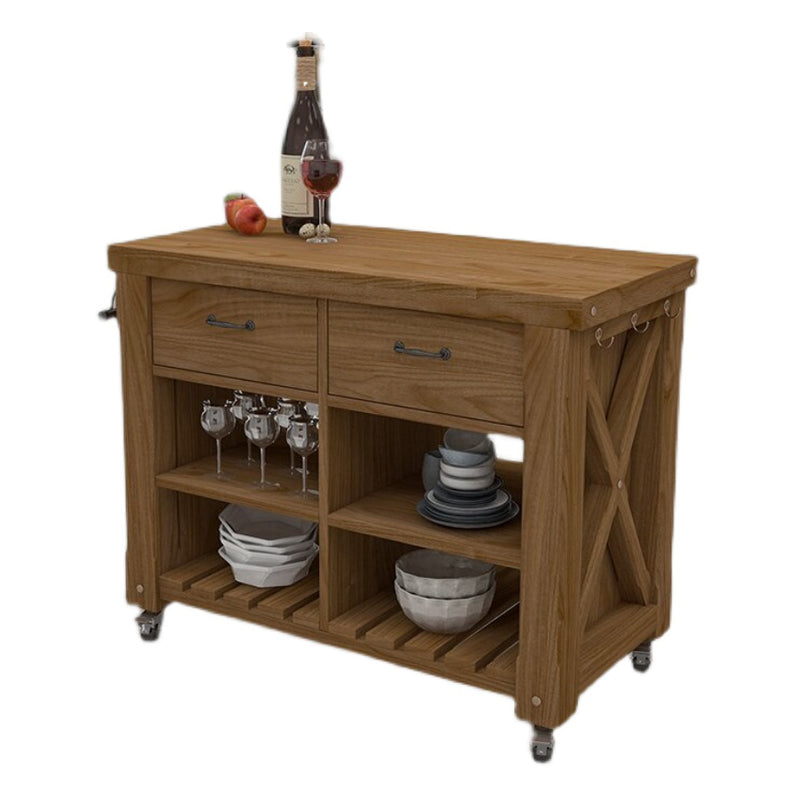 31,49 "carrello moderno moderno in alto carrello in legno per sala da pranzo