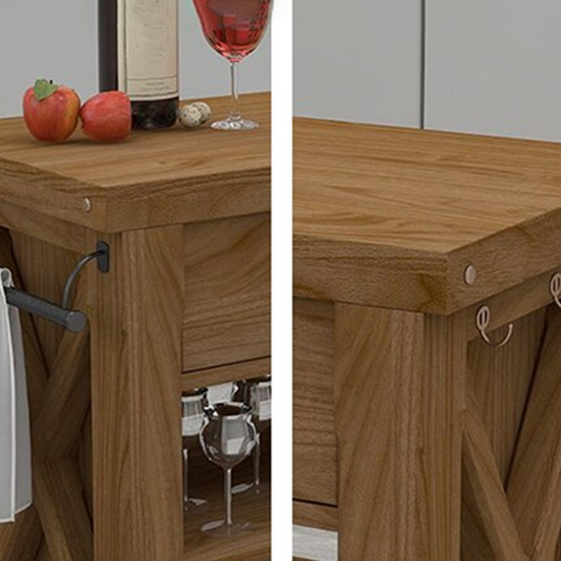 31,49 "carrello moderno moderno in alto carrello in legno per sala da pranzo