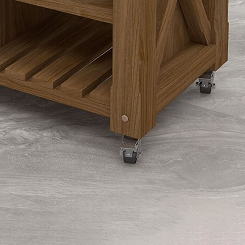 31,49 "carrello moderno moderno in alto carrello in legno per sala da pranzo