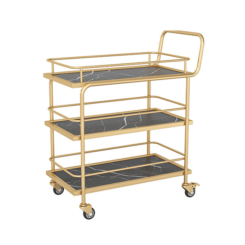 33.86 "ダイニングルーム用の高コンテンポラリースタイルのローリングプレップテーブルストーン準備テーブル