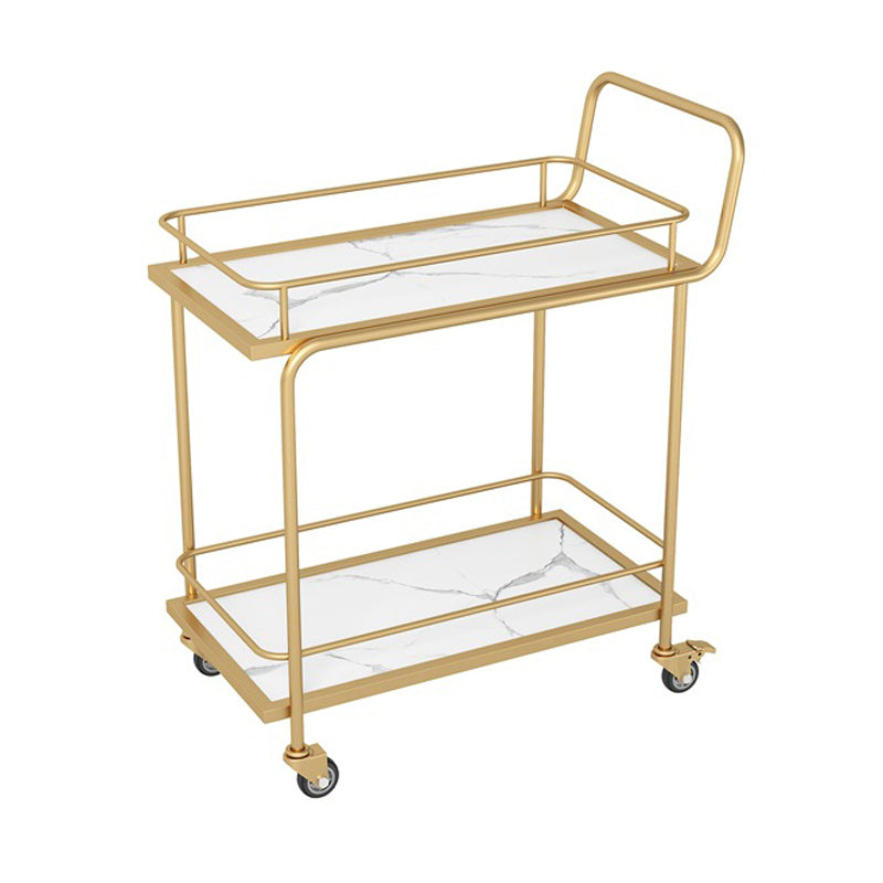 33.86 "ダイニングルーム用の高コンテンポラリースタイルのローリングプレップテーブルストーン準備テーブル