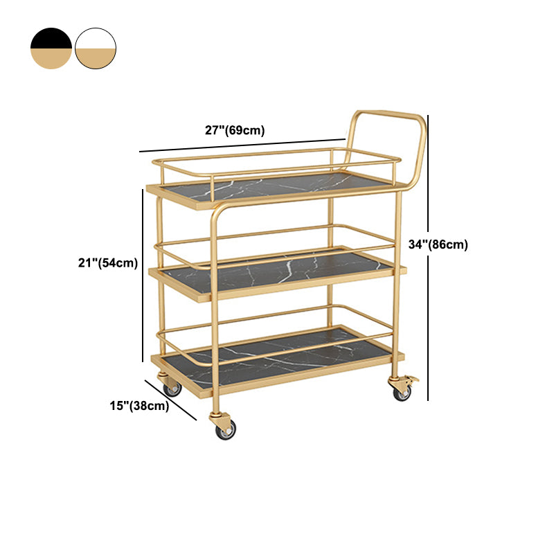 33.86 "ダイニングルーム用の高コンテンポラリースタイルのローリングプレップテーブルストーン準備テーブル