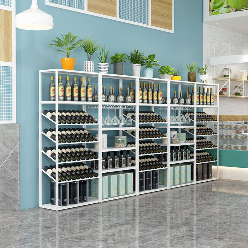 Industrial Iron Bottle Wine Rack Simple Floor Bottle Holder with Wine Storage Clearhalo 'furn' 'furn_wine_racks' 'Furniture' 'Kitchen & Dining Furniture' 'Wine Racks' 'wine_racks' 5739782