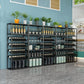 Industrial Iron Bottle Wine Rack Simple Floor Bottle Holder with Wine Storage Clearhalo 'furn' 'furn_wine_racks' 'Furniture' 'Kitchen & Dining Furniture' 'Wine Racks' 'wine_racks' 5739785