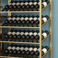 Industrial Iron Bottle Wine Rack Simple Floor Bottle Holder with Wine Storage Clearhalo 'furn' 'furn_wine_racks' 'Furniture' 'Kitchen & Dining Furniture' 'Wine Racks' 'wine_racks' 5739792