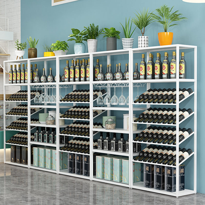 Industrial Iron Bottle Wine Rack Simple Floor Bottle Holder with Wine Storage Clearhalo 'furn' 'furn_wine_racks' 'Furniture' 'Kitchen & Dining Furniture' 'Wine Racks' 'wine_racks' 5739803