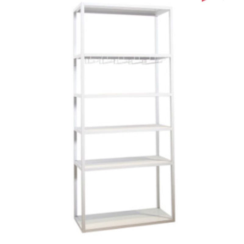 キッチン用のコンテンポラリーフロアワインボトルラックアイアンボトルホルダー