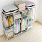 Modern Style Metal Wardrobe Cloth Rod Included Wardrobe Closet for Bedroom