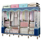 Modern Style Metal Wardrobe Cloth Rod Included Wardrobe Closet for Bedroom