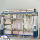 Modern Style Metal Wardrobe Cloth Rod Included Wardrobe Closet for Bedroom