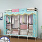 Modern Style Metal Wardrobe Cloth Rod Included Wardrobe Closet for Bedroom
