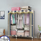 Modern Style Metal Wardrobe Cloth Rod Included Wardrobe Closet for Bedroom